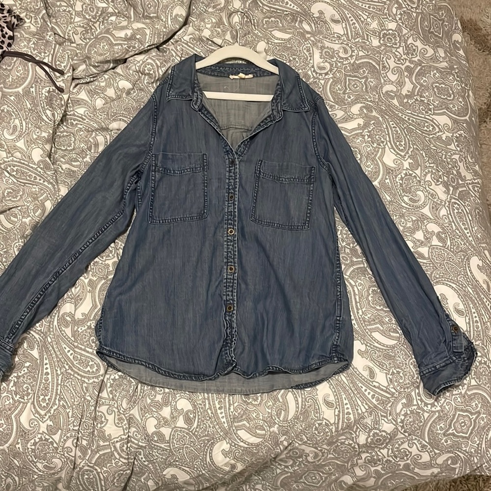 Eileen fisher denim shirt